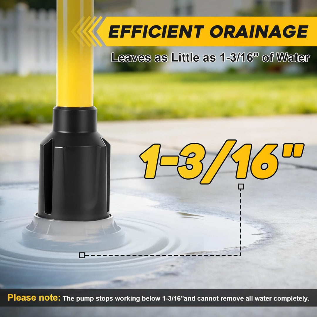 Akku Regenfasspumpe, kompatibel mit Dewalt 20V-Akku (ohne Batterie), 90 l/min Durchfluss, tragbare s