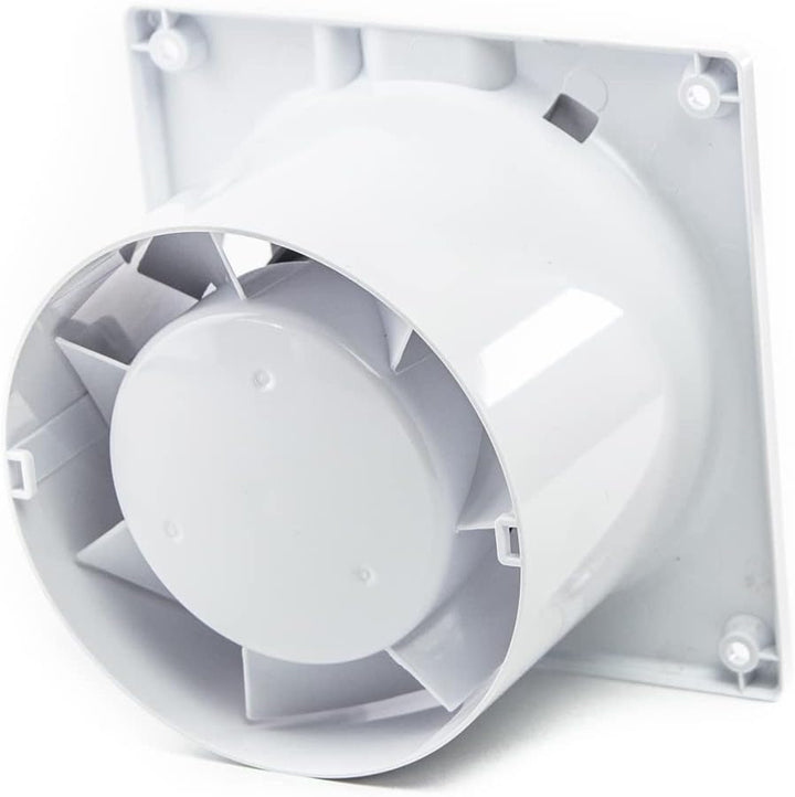 F.H. ANA Design Badlüfter Wandlüfter Deckenlüfter mit Feuchtesensor + Nachlauf Ø 125 mm Dekorative F