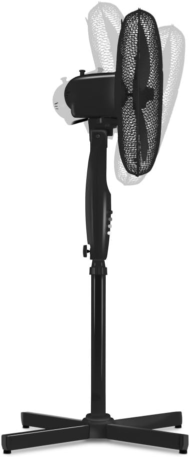 TROTEC TVE 18 S Standventilator 50 Watt 3 Geschwindigkeitsstufen 90°-Oszillation Ventilatorflügeldur