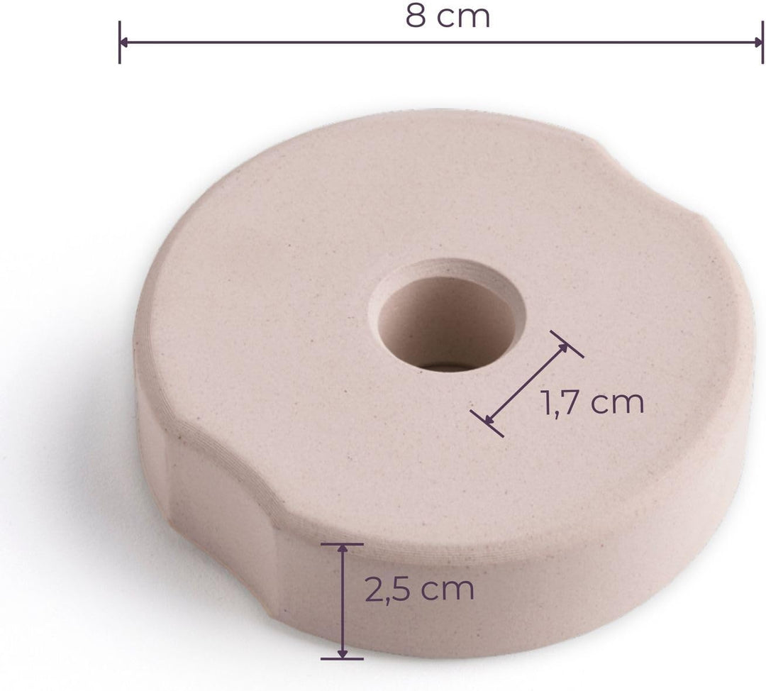 Beschwerungsstein 8 cm/ - 4 STÜCK - für Bügelglas/Sauerkraut herstellen/Kimchi und Gemüse Fermentier