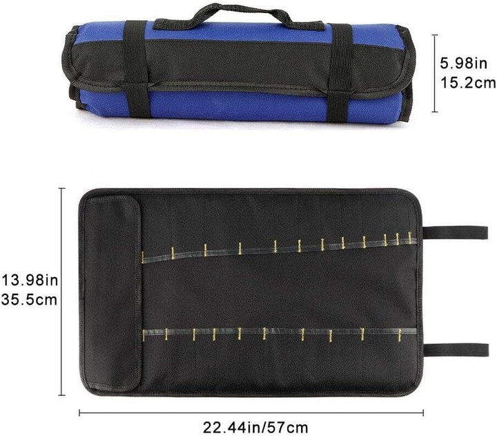 Köche Messer Rollbeutel Outdoor -werkzeugbeutel Einkaufstaschen Organisatoren Tragbare Leinwandträge