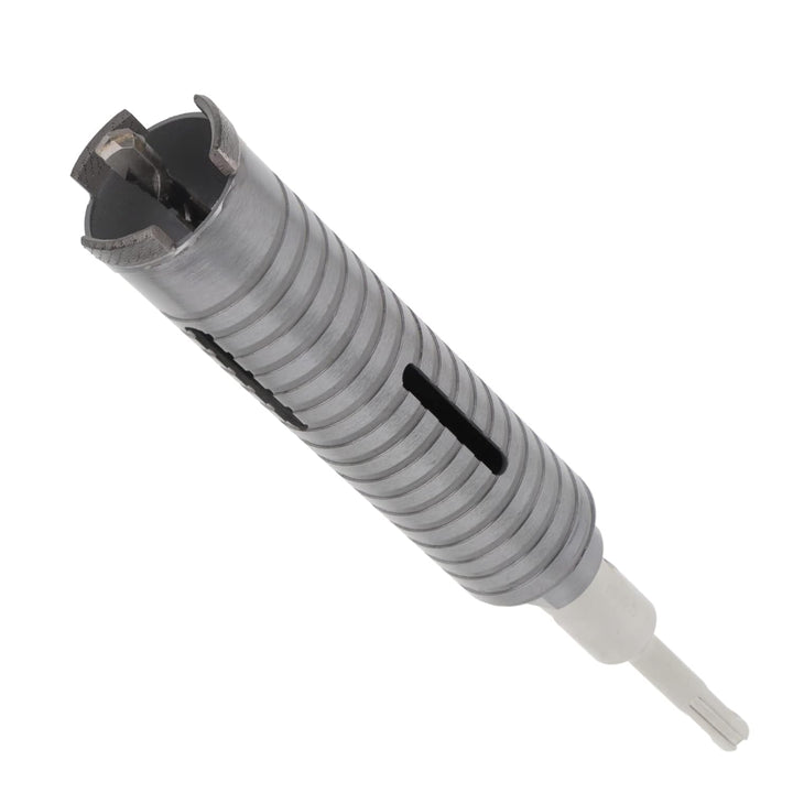 PRODIAMANT Diamant Bohrkrone ø 52mm Nutzlänge 150mm mit SDS Adapter lasergeschweisst für trocken Boh