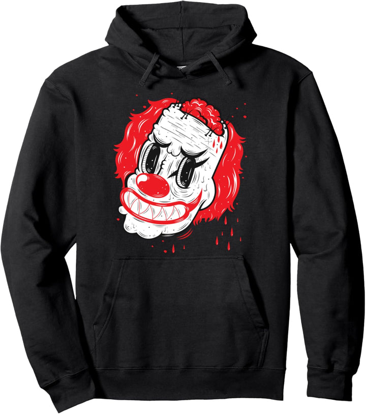 Street Art Graffiti Psycho Clown T-Shirt – Horror Death Grin Pullover Hoodie