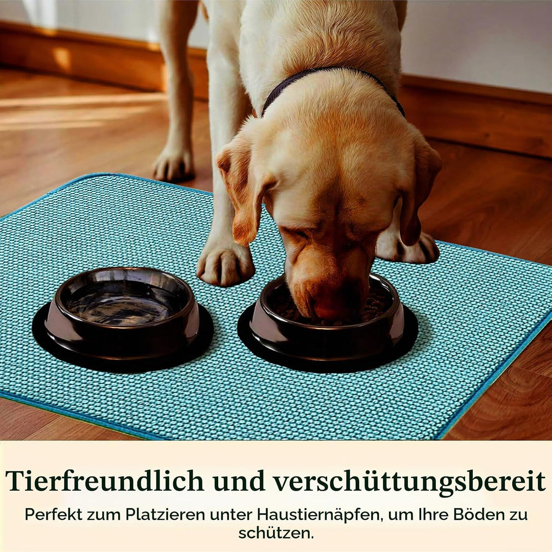 2 Stück abtropfmatte,Spülbecken-Trockenmatte,38cm*50cm Geschirr-Abtropfmatte,Mikrofaser Schutz für K