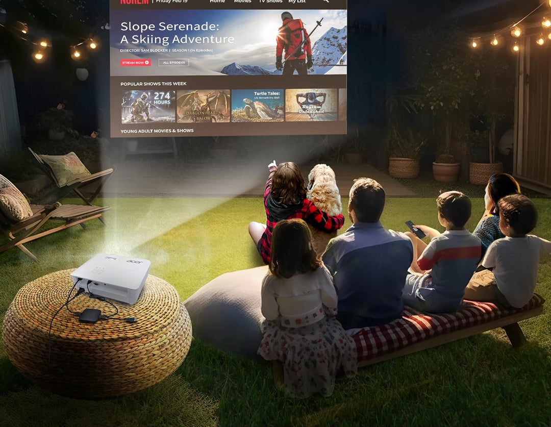 Acer H6816ATV Android TV DLP-Beamer (4K UHD (3.840 x 2.160 Pixel) 4.000 ANSI Lumen, 10.000:1 Kontras