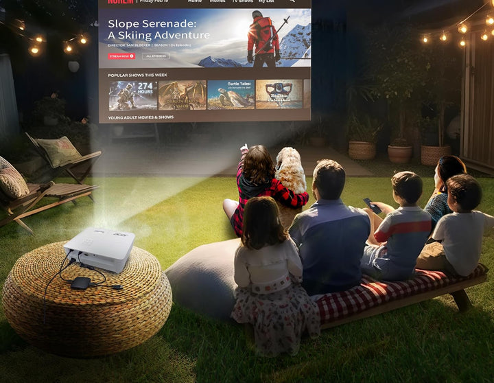 Acer H6816ATV Android TV DLP-Beamer (4K UHD (3.840 x 2.160 Pixel) 4.000 ANSI Lumen, 10.000:1 Kontras