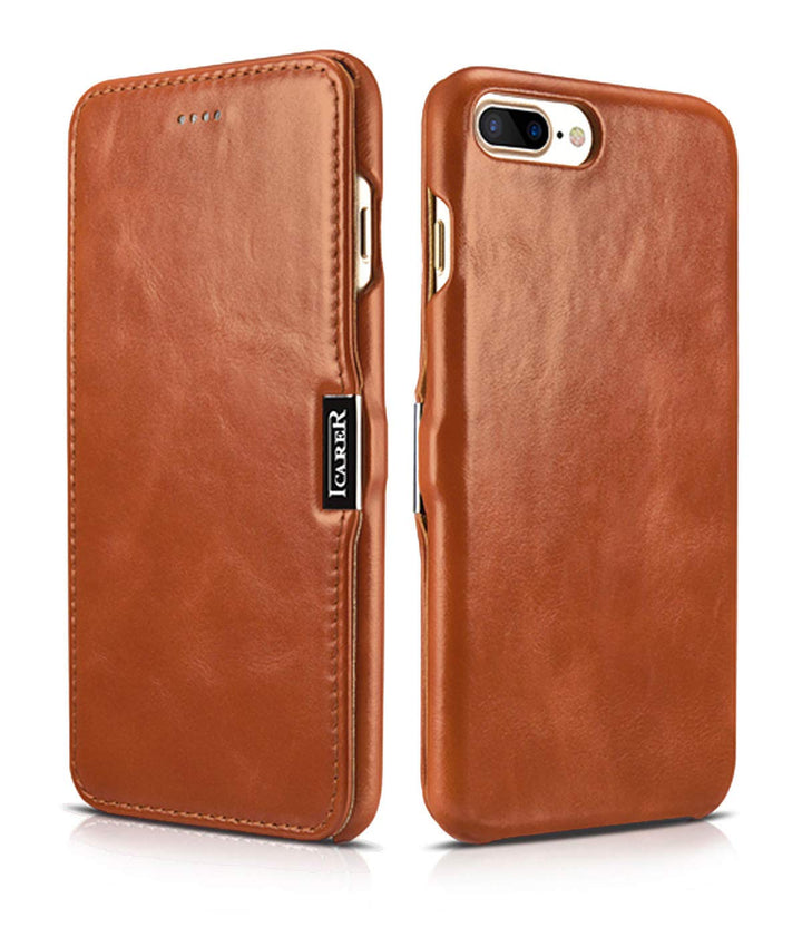 ICARER Hülle passend für Apple iPhone 8 Plus und iPhone 7 Plus (5.5 Zoll), Handyhülle mit echtem Led