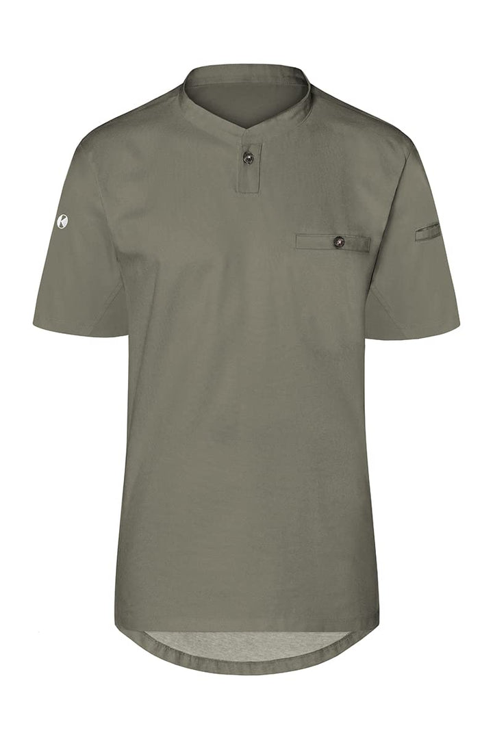 Karlowsky Herren Kurzarm Arbeitsshirt Performance 60% Baumwolle/40% Polyester 5XL Salbei, 5XL Salbei