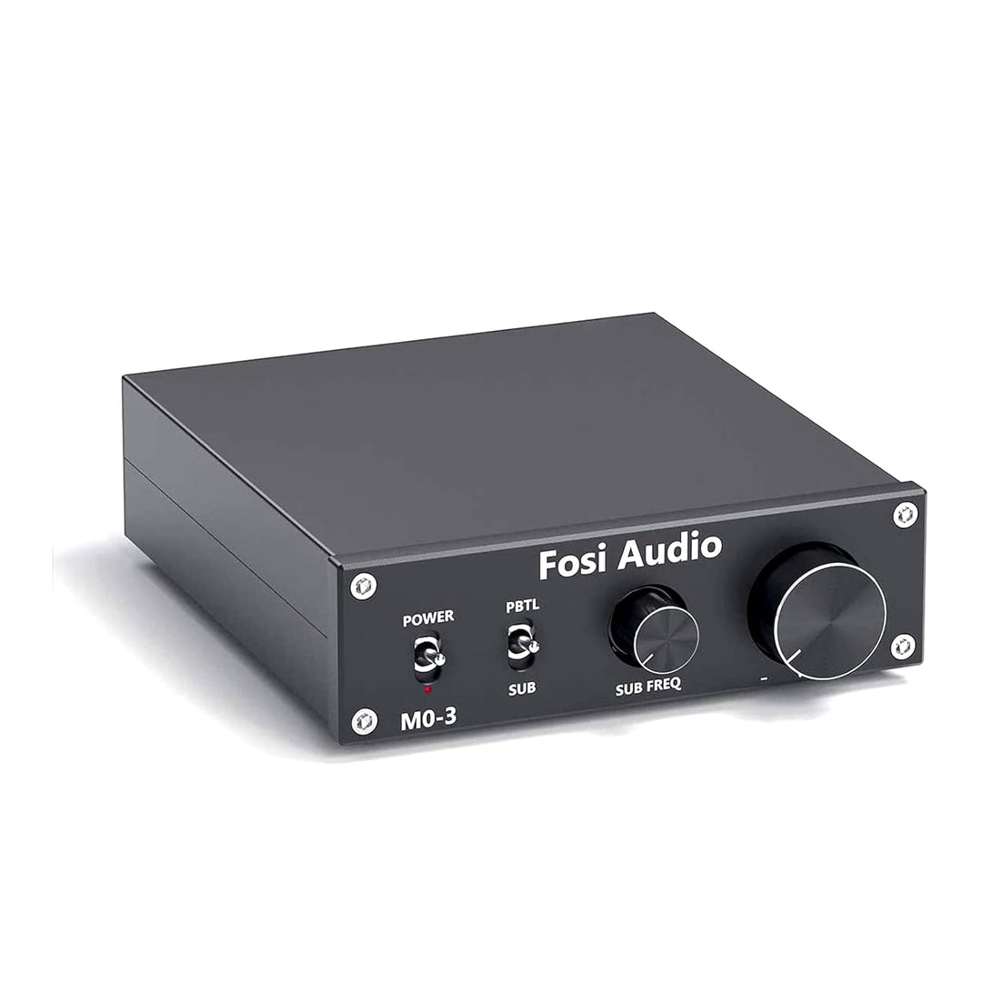Fosi Audio M03 Subwoofer Verstärker 200W, TPA3255 Mini Monokanal Subwoofer-Verstärker, Voll-Frequenz