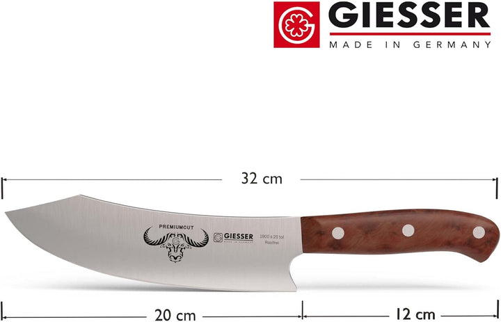 GIESSER seit 1776 - Made in Germany - Kochmesser 20 cm Tree of Life, PremiumCut Chefs No 1, Küchenme