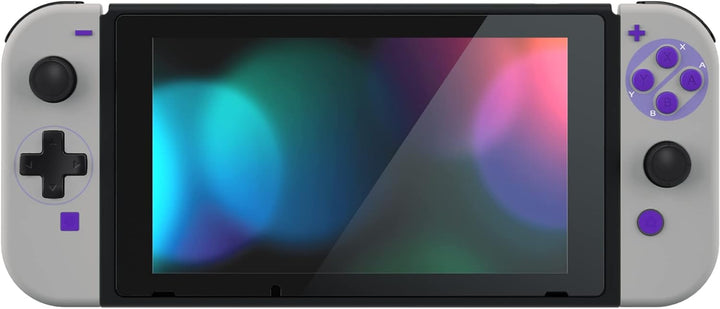 eXtremeRate Voll Hülle für Nintendo Switch Joycon/Konsole, Custom D-Pad Version Case Schutzhülle mit