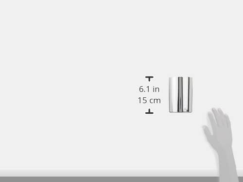 Fink Sobrio Stumpenhalter, Edelstahl, Silber, 15 x 15 x 10 cm 15 x 15 x 10 cm Silber, 15 x 15 x 10 c