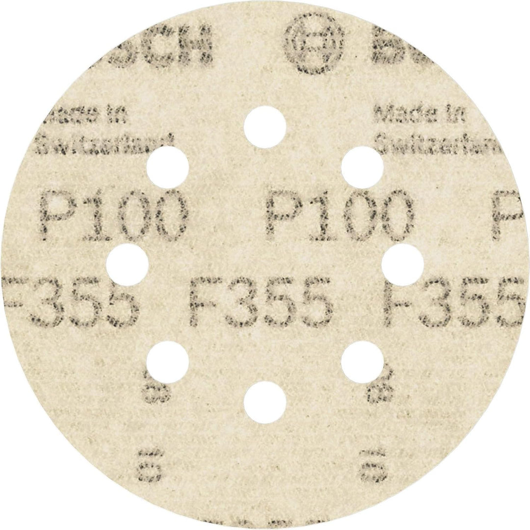 Bosch 5x PRO Plastic and Hard Stone F355 Schleifscheibe (für Beton, Harter Stein, Ø mm, Körnung 100,