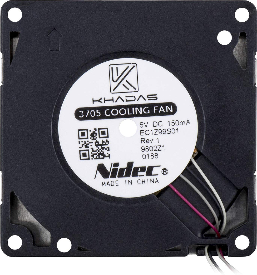 Khadas 3705 Leiser Kühlventilator Cooling Fan Kompatibel mit Neu VIMs/Edge-V/Edge Wärmeableiter 3705