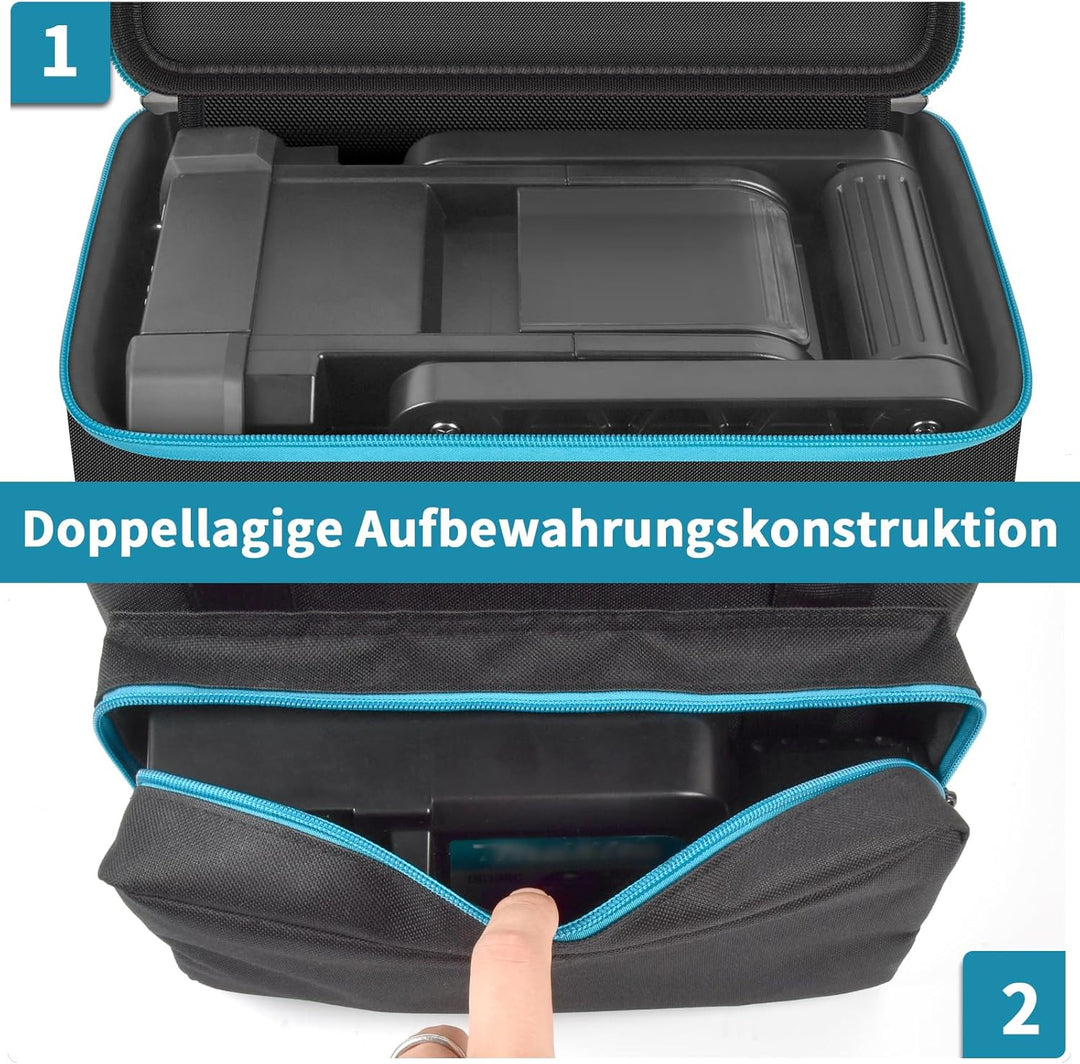 Tragbare Tragetasche Kompatibel mit Makita DMR112, DMR115, MR007GZ Baustellenradio (nur Koffer)