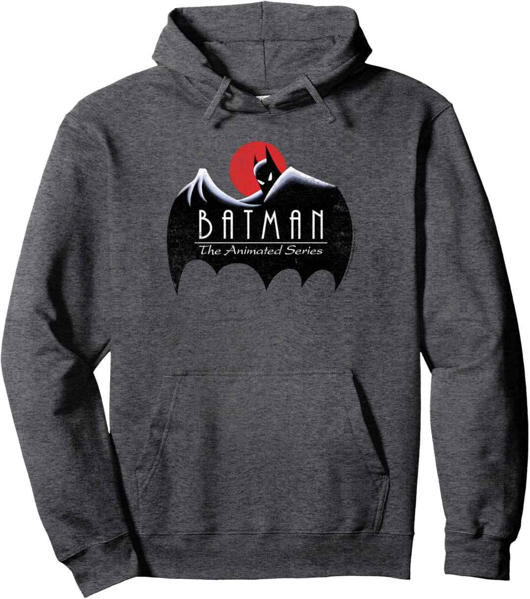 Batman: Animated Series Distressed Logo Pullover Hoodie