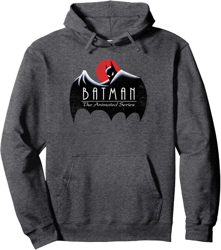 Batman: Animated Series Distressed Logo Pullover Hoodie