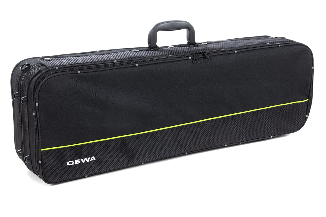 GEWA Violinkoffer Aspirante, Styrofoam Schale, gepolsterte Schwebelagerung, wasserabweisend, Grösse