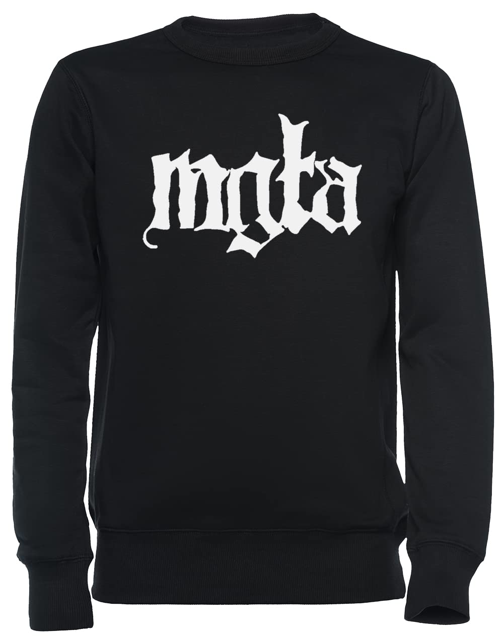 Vendax Mgla Band Logo Unisex Sweatshirt Schwarz L Schwarz, L Schwarz