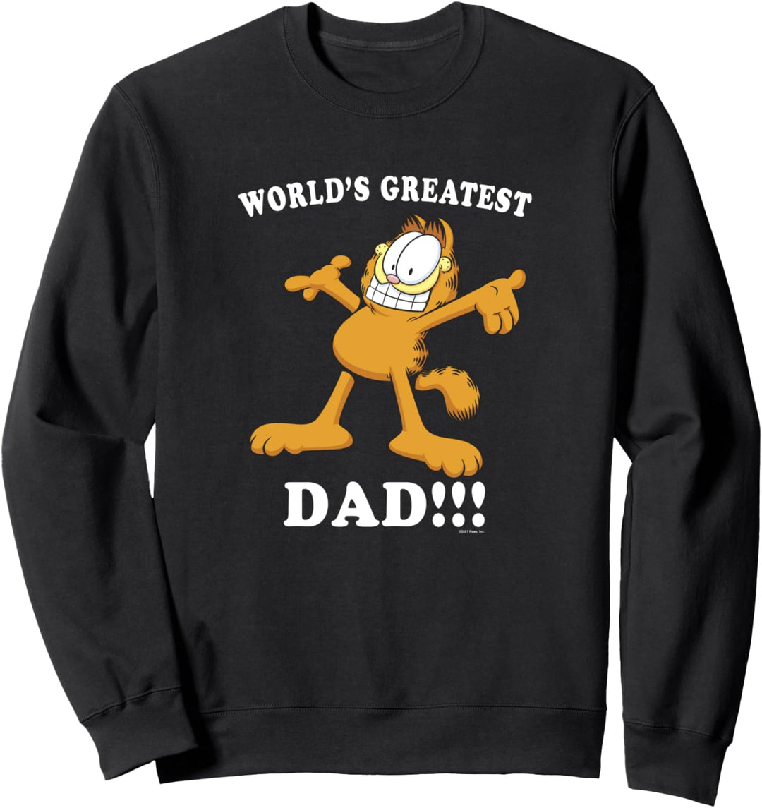 Garfield Vatertag World's Greatest Dad!!! Sweatshirt