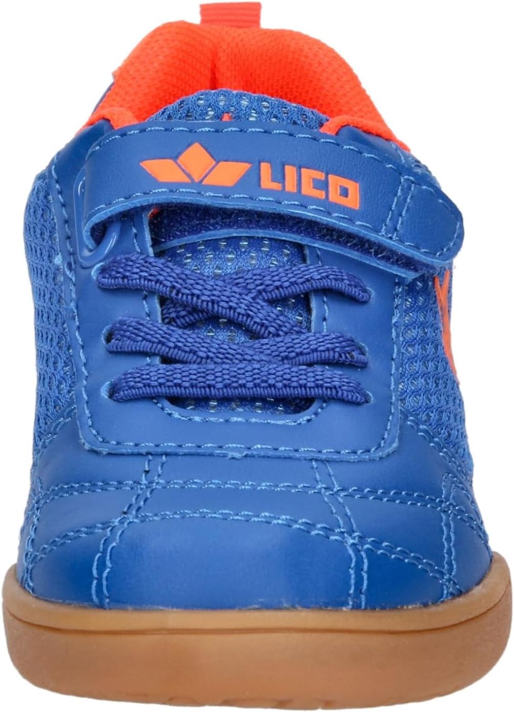 Lico Unisex Kinder Bernie V Hallenturnschuhe(Klettverschlüsse können variieren) 25 EU Blau Orange, 2