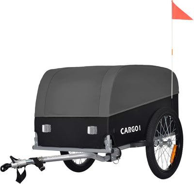 Tiggo VS Cargo I Lastenanhänger Klappbar Fahrradanhänger Trailer Transportanhänger CT901 Grau