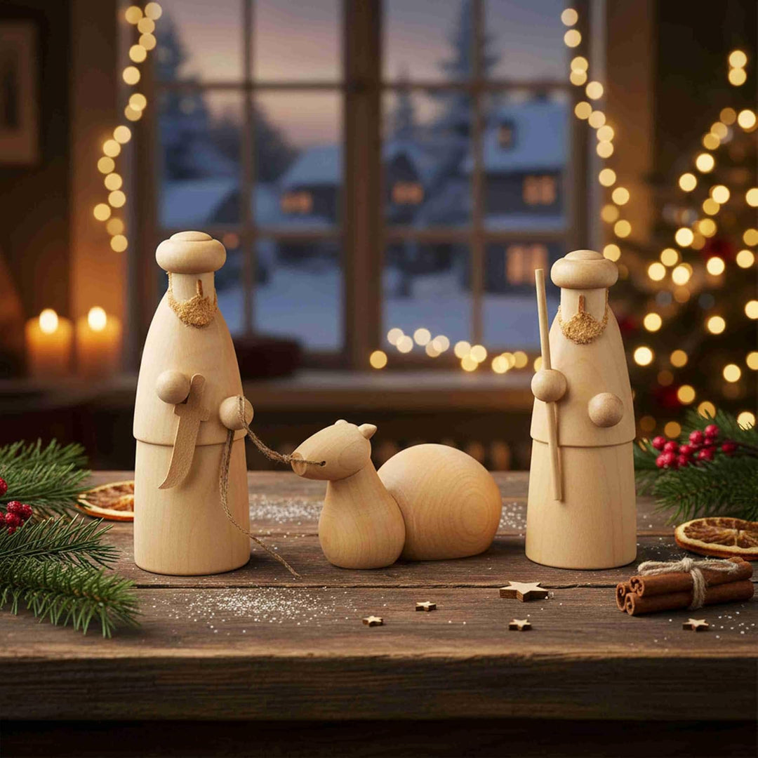 Seiffener Volkskunst Schalling | Krippenfiguren Krippenschmuck Weihnachtsfiguren | Tradition aus dem