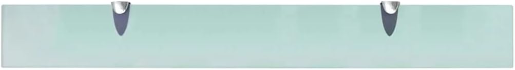 vidaXL 2X Regal Schwebend Wandregal Glasregal Glasboden Glasablage Badablage Wandablage Badregal Abl