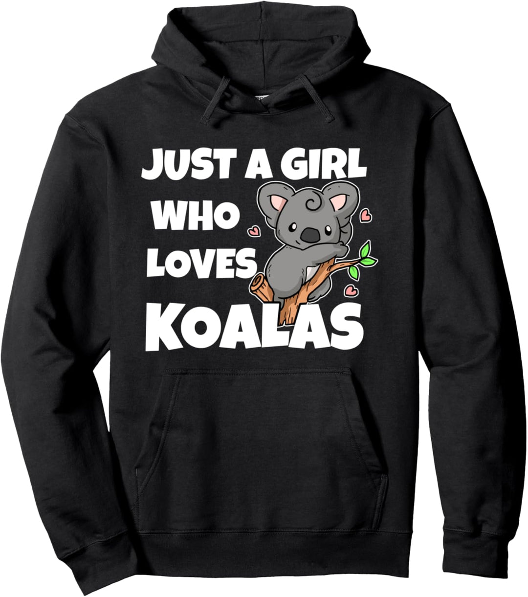 Just A Girl Who Loves Koalas Lustiges Australien Koala Bär Pullover Hoodie