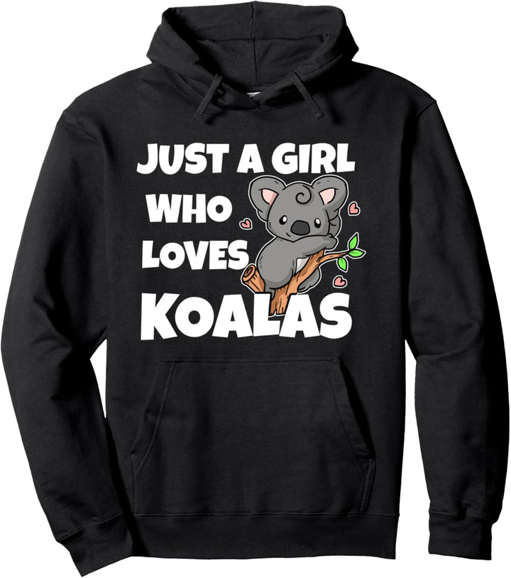 Just A Girl Who Loves Koalas Lustiges Australien Koala Bär Pullover Hoodie