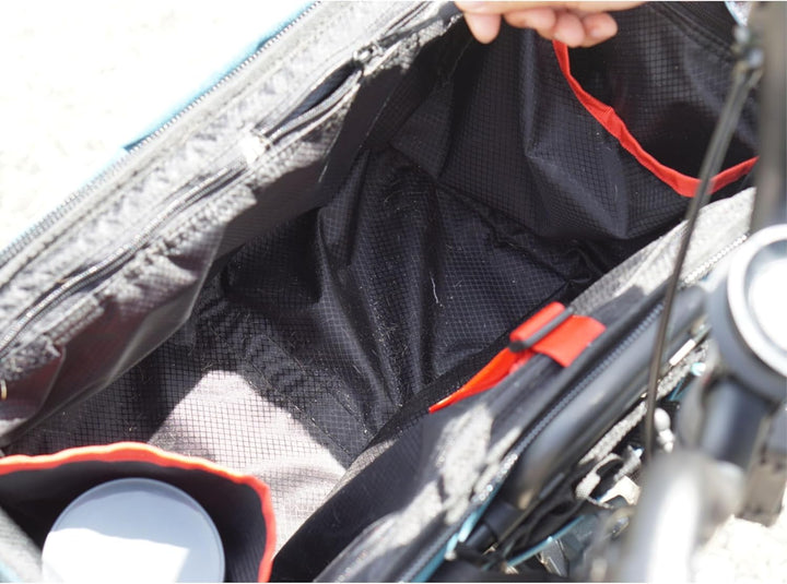 Vincita Caddy Haustierkorb für Brompton-Fahrrad, bequeme und sichere Tragetasche mit Aluminiumrahmen