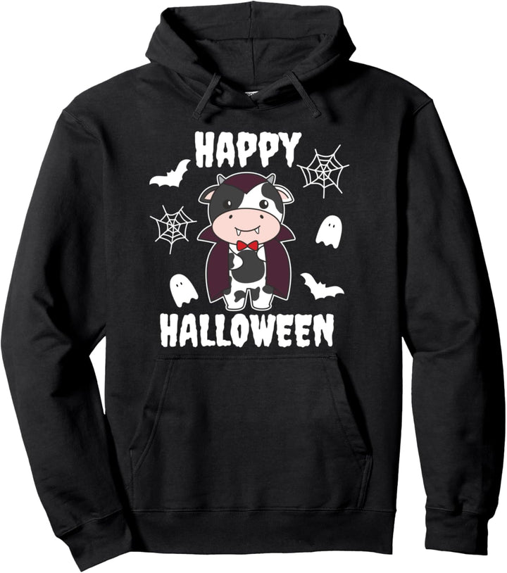 Kuh Happy Halloween süssen Vampir Kostüm Kühe Halloween Pullover Hoodie