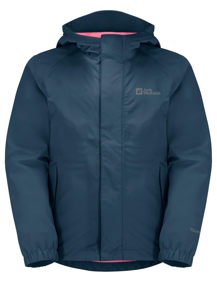 Jack Wolfskin Unisex Tucan Jacket K Regenjacke 116 dark sea, 116 dark sea