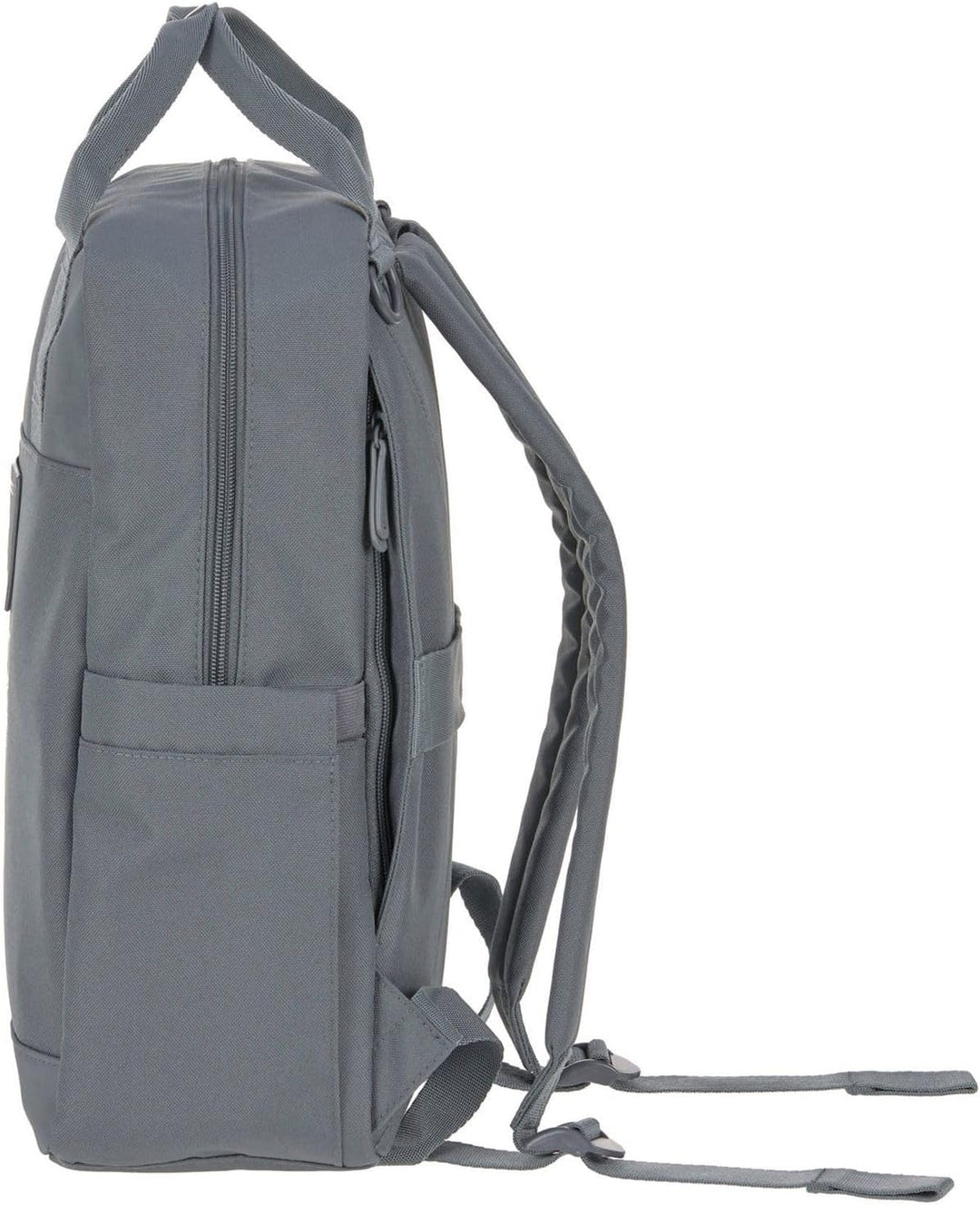 LÄSSIG Baby Wickelrucksack Wickeltasche Rucksack mit Wickelunterlage, Kinderwagenbefestigung, Flasch