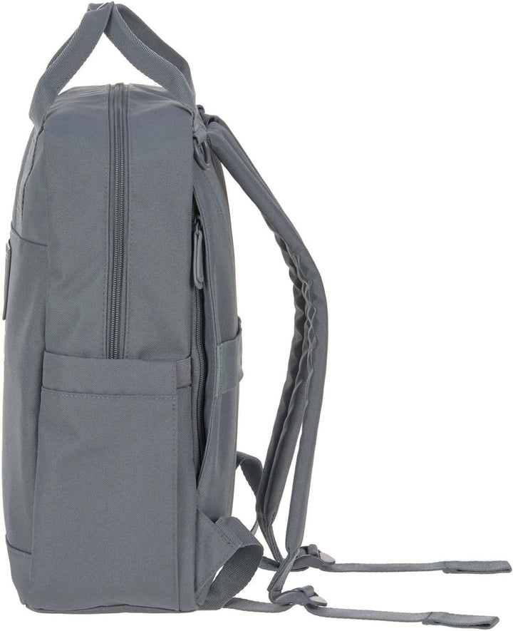 LÄSSIG Baby Wickelrucksack Wickeltasche Rucksack mit Wickelunterlage, Kinderwagenbefestigung, Flasch