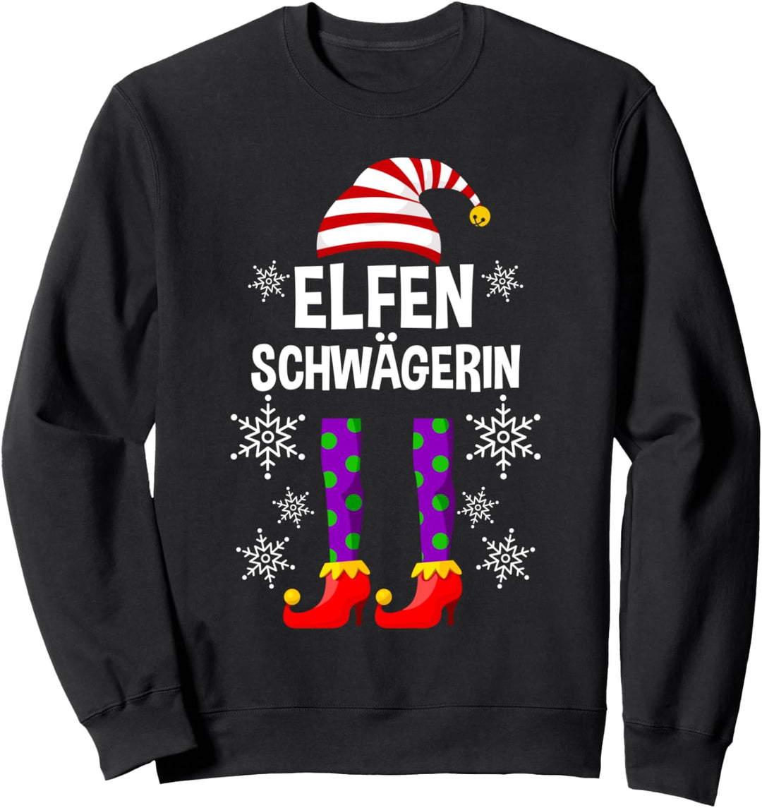 Elfen Schwägerin Elfe Weihnachtself Weihnachten Sweatshirt