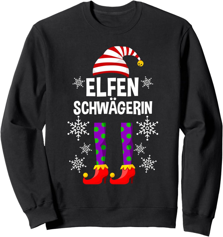 Elfen Schwägerin Elfe Weihnachtself Weihnachten Sweatshirt