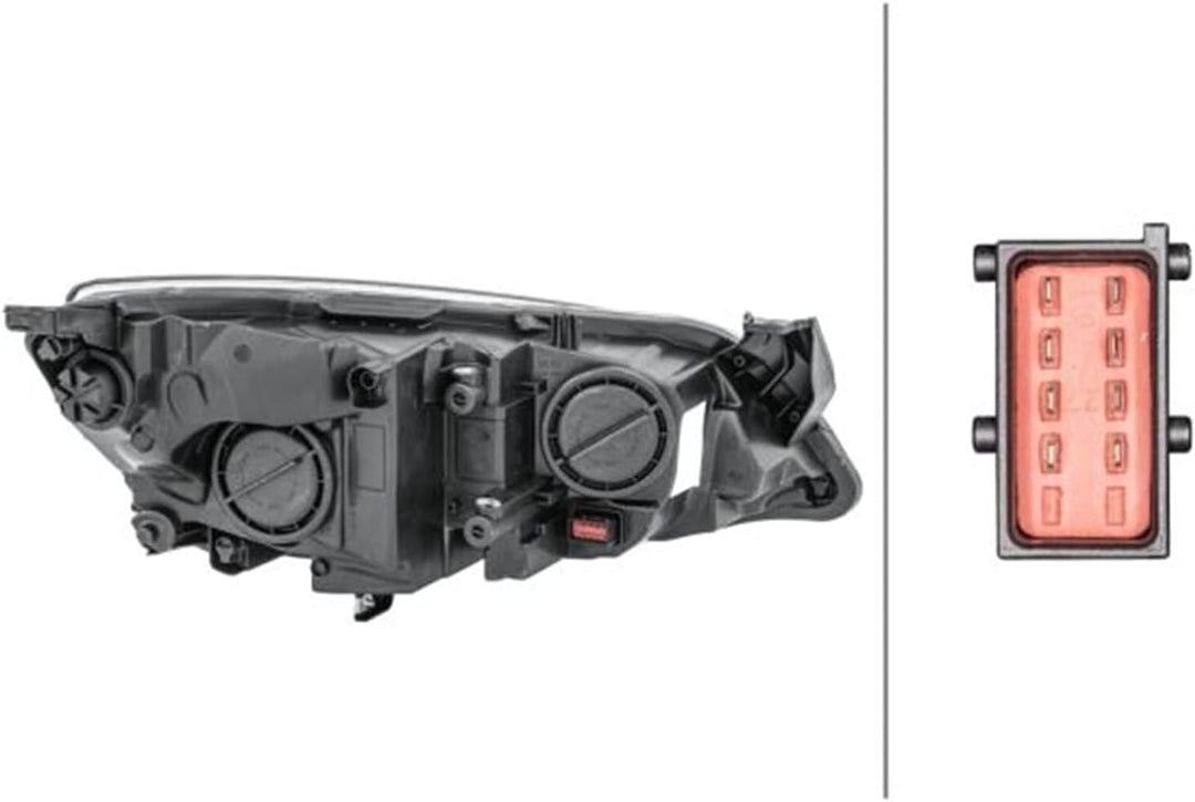 HELLA 1EG 010 011-671 FF/Halogen-Hauptscheinwerfer - links - für u.a. Opel Astra J (P10) - Sport, SX