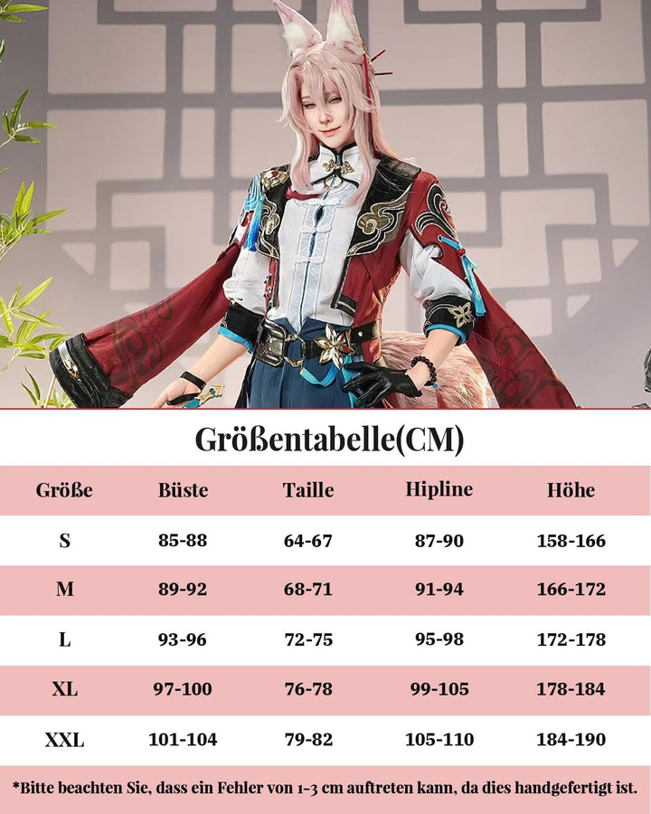CR ROLECOS Honkai Star Rail March 7th Anaxa Cosplay Kostüm Outfit Spielfiguren Uniform Full Set Hall
