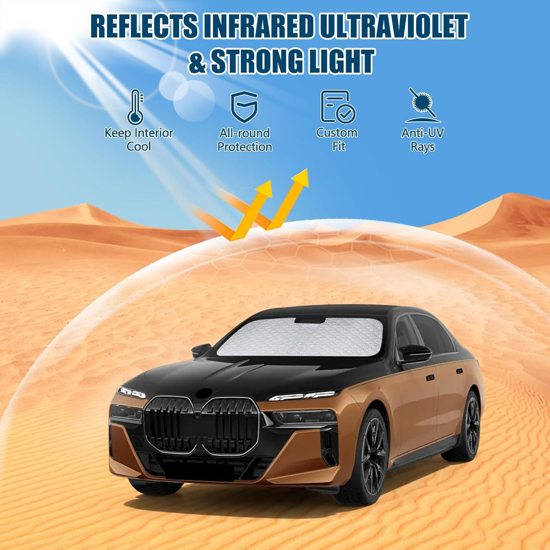 Sonnenschutz Auto Frontscheibe Ersatz für BMW X2 F39/U10 2018-2026 | Auto Windschutzscheibe Sonnensc