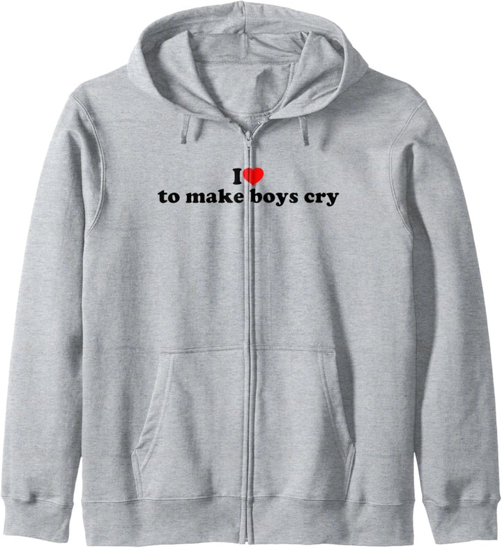 I Love To Make Boys Cry Kapuzenjacke