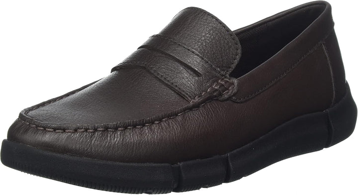 Geox Herren U Adacter M Wide Moccasin, 42 EU Dk Brown