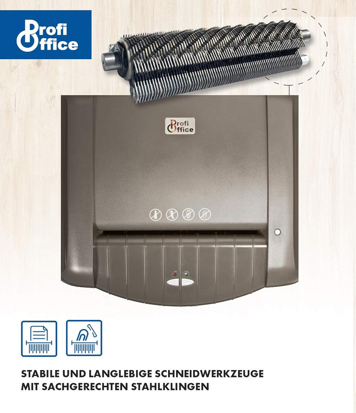 Aktenvernichter Alligator 707 CC+,Schredder, Reisswolf, Kreuzschnitt, Partikelschnitt, vernichtet le