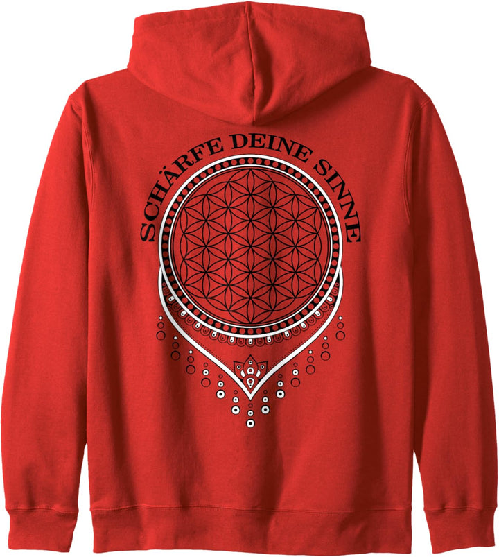 Blume Des Lebens - Schärfe Deine Sinne 1 - Fan Fun Kapuzenjacke