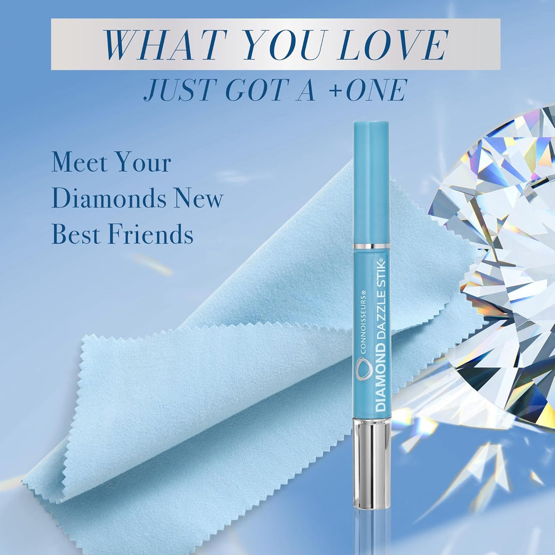 Connoisseurs Diamond Dazzle Stik | Reiniger Diamant Schmuck, Edelsteine Reinigungsstift für glänzend