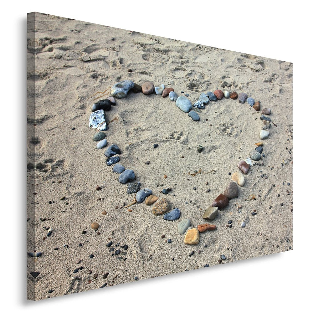 Feeby. Wandbild - 1 Teilig - 60x80 cm, Leinwand Bild Leinwandbilder Bilder Wandbilder Kunstdruck, HE