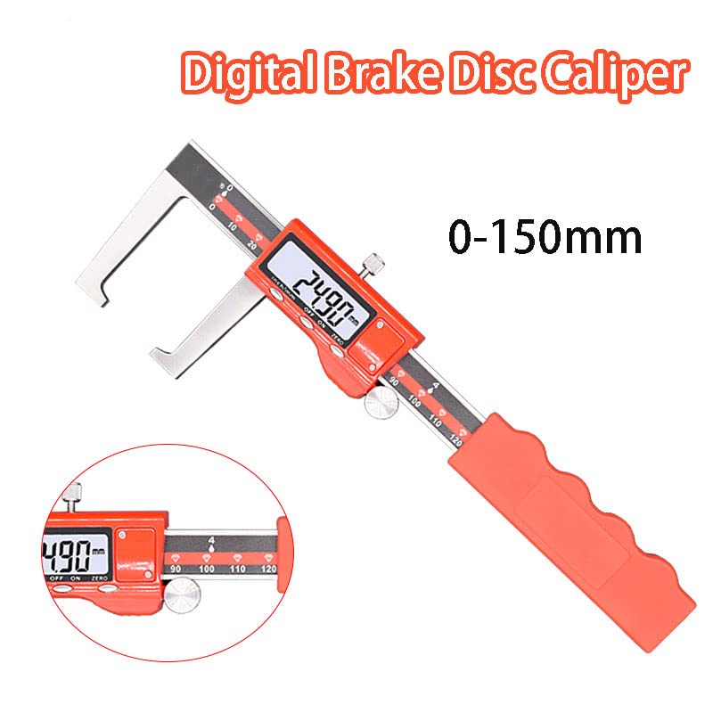 Digitaler Messschieber, Edelstahl-Messschieber mit LCD-Bildschirm, IP54 wasserdicht, 0-150 mm