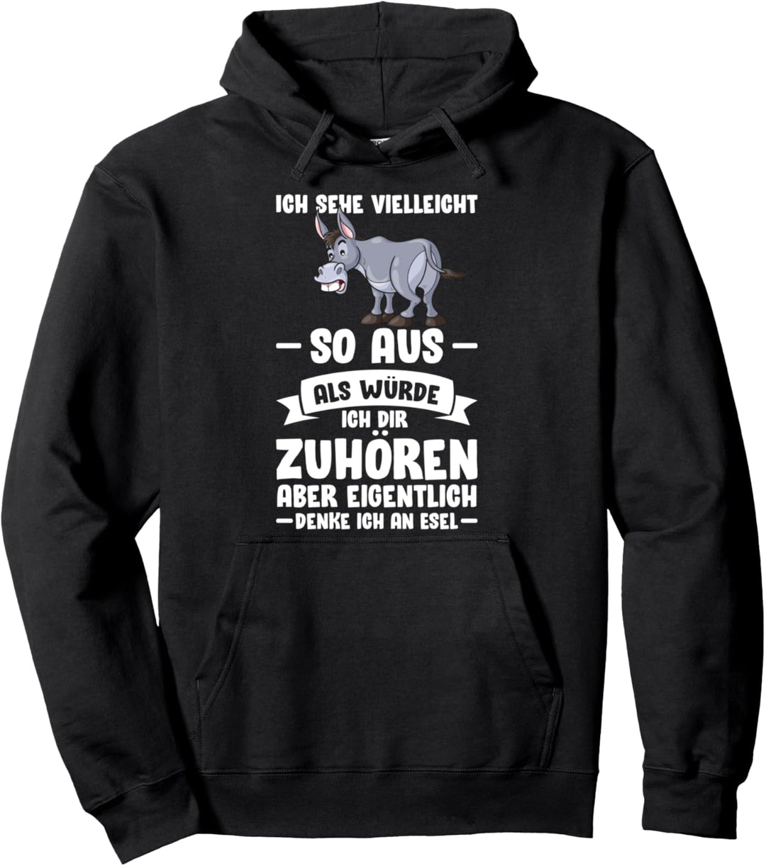 Esel Tiere Maultier Pullover Hoodie