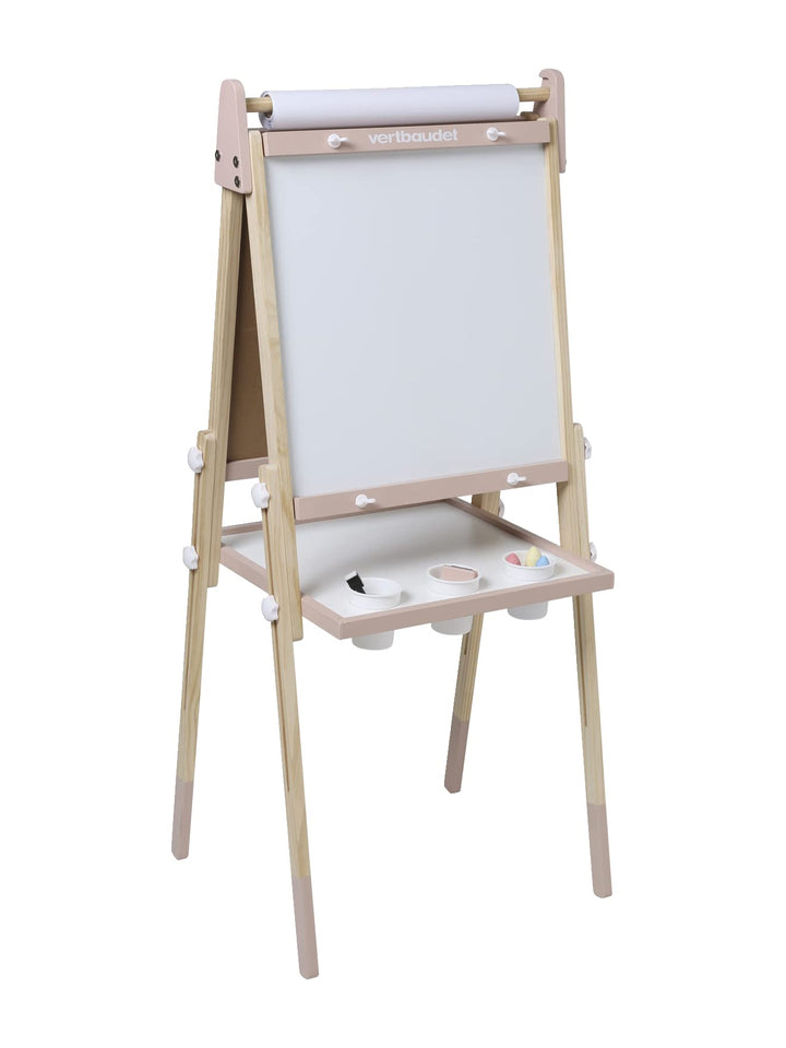 VERTBAUDET 3-in-1 Tafel mit Mal-Zubehör FSC® rosa ONE SIZE