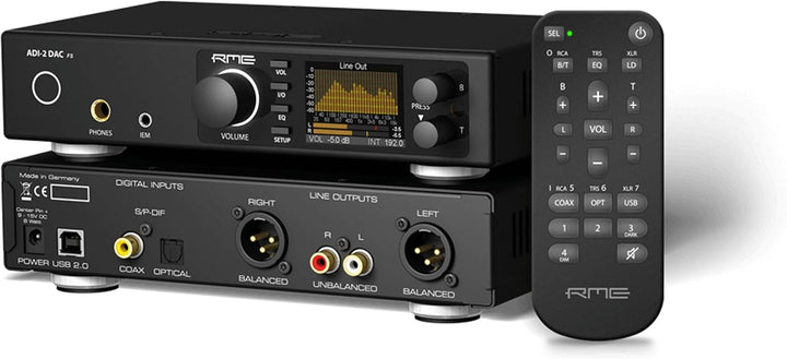 RME ADI2 DAC FS 2-Kanal Digital-zu-Analog Konverter mit SteadyClock FS, Extreme Power Kopfhörerausga